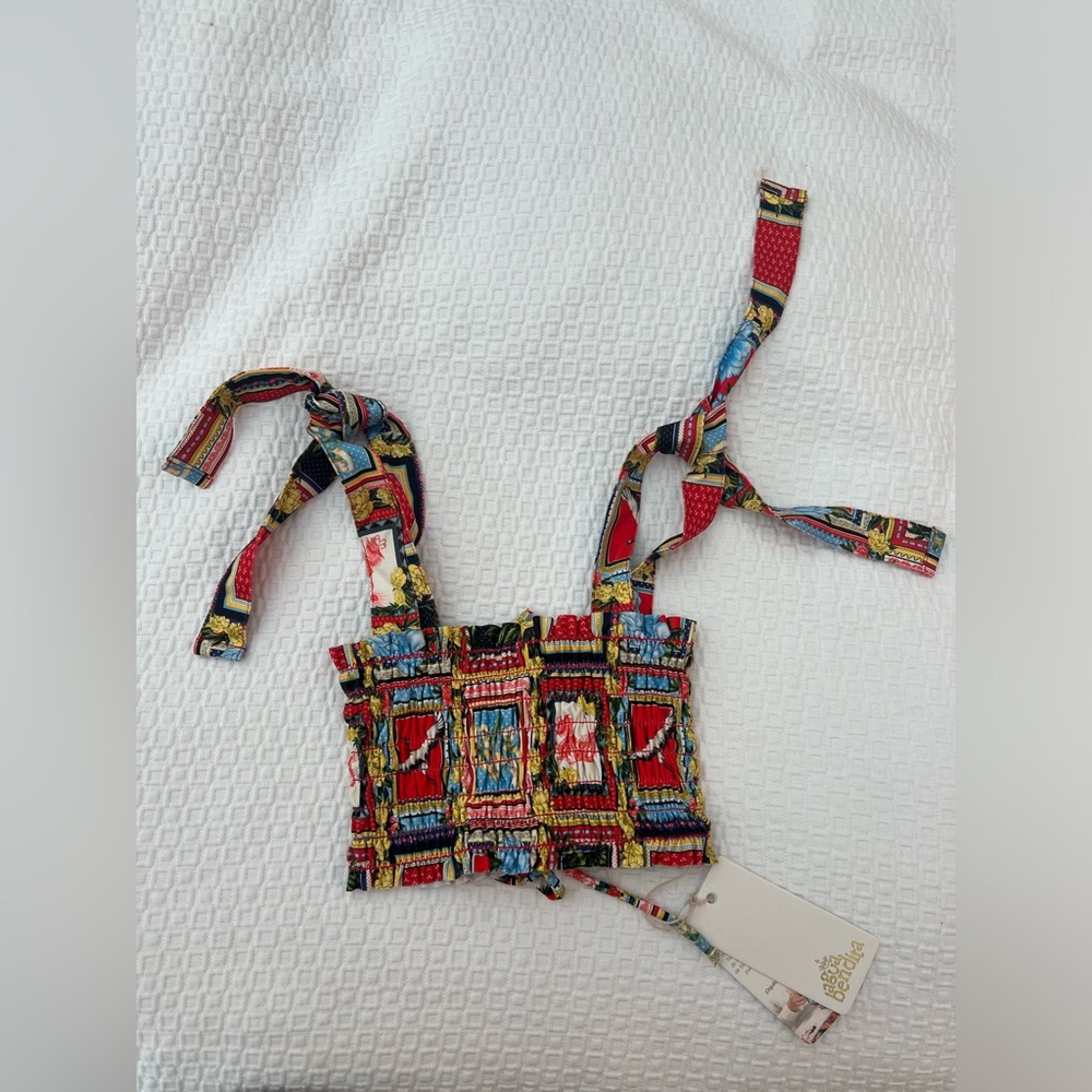 Agua Bendita Ava Voila Swim Top For Kids Size 2 - Picture 4 of 12